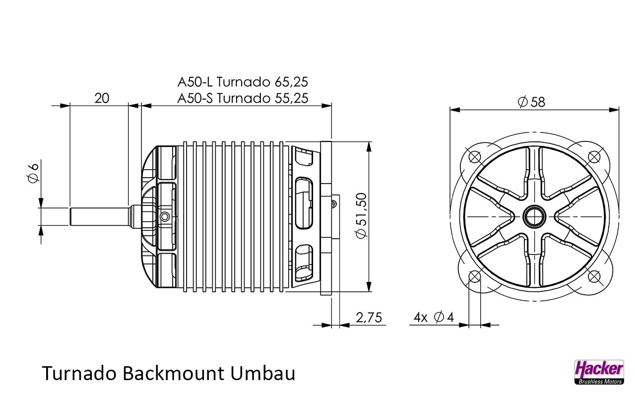 HACKER A50-12L TURNADO V4 KV450 - Bilde 4