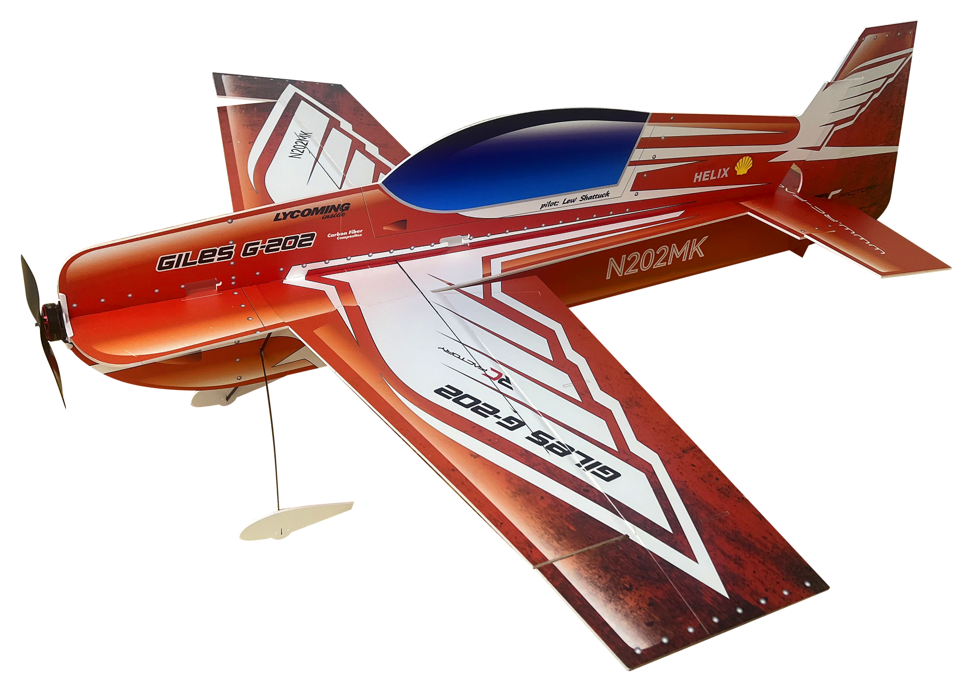 GILES 202 FLEXFOAM RED RC FACTORY - Bilde 1