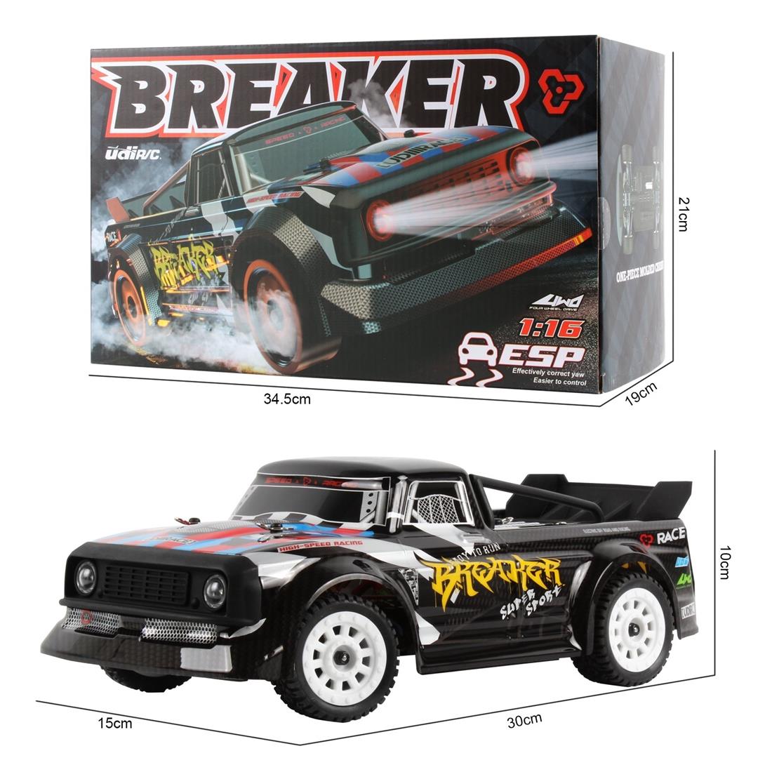 UDI BREAKER SPEED/DRIFT GYRO 4WD 1/16 BRUSHLESS - Bilde 8
