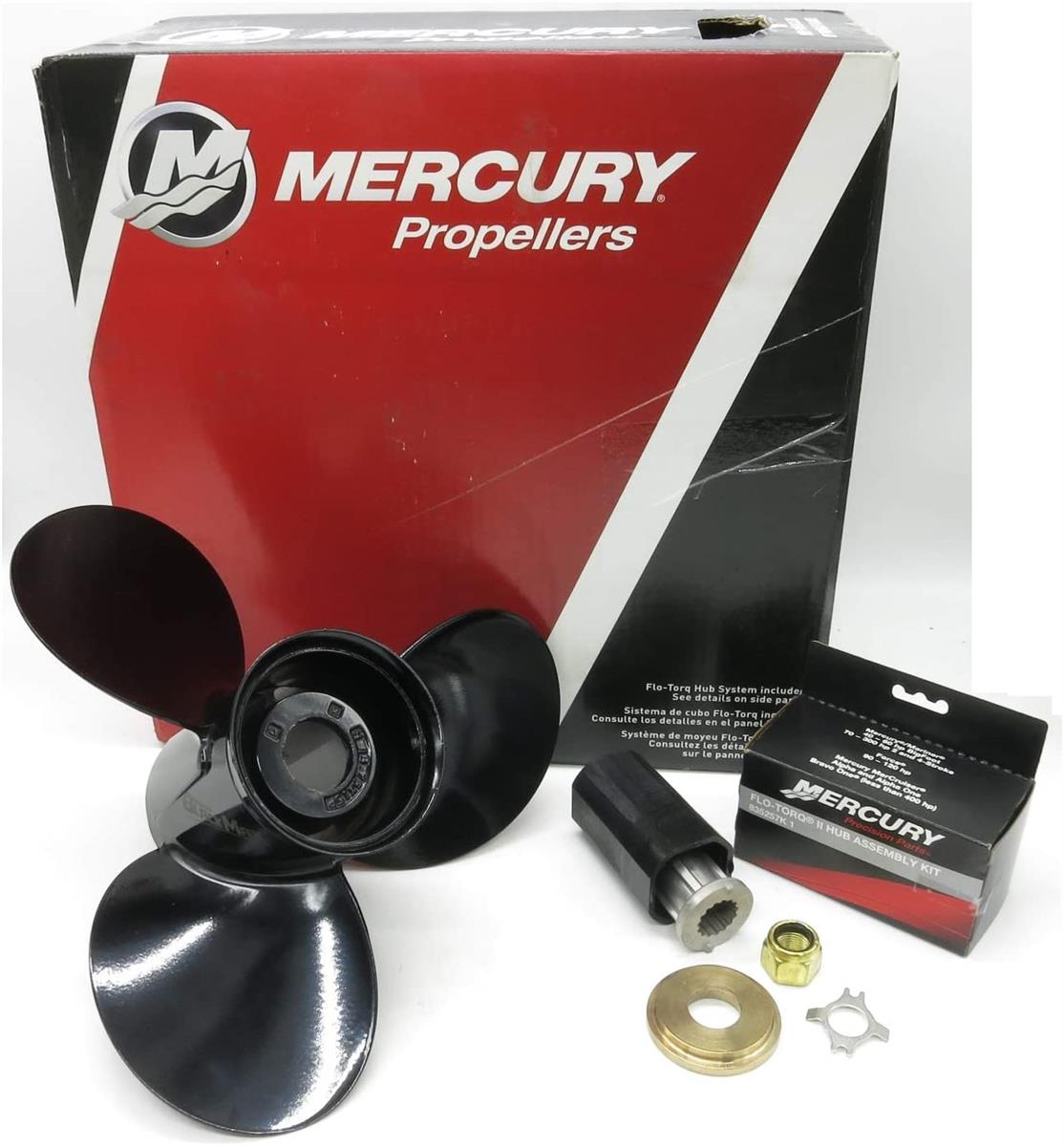 PROPELL BLKMX 13,8X15 MERCURY 75-125HK 40-60 BIGFOOT SJEKK STIGNING - Bilde 1