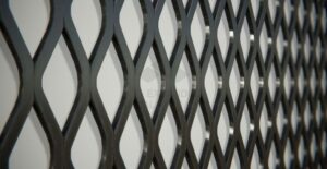 STREKKMETALL M052-4628F (FLATVALSET) SORT - pris/m²
