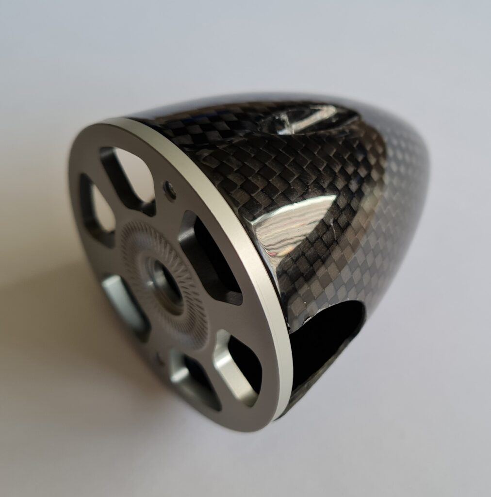 CARBON SPINNER 2" - ALU BACKPLATE