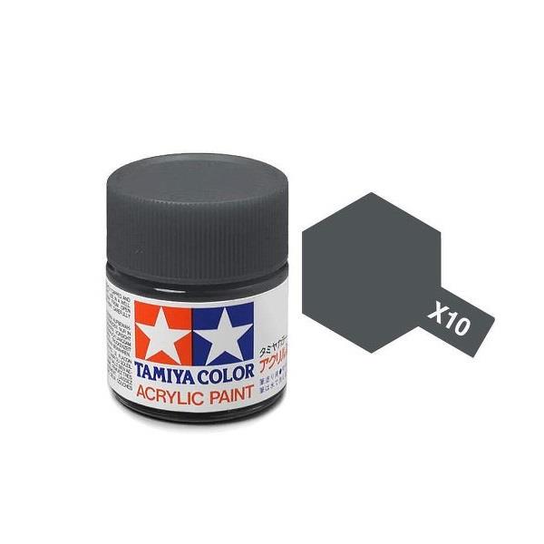 TAMIYA X-10 GUN METAL ACRYLIC