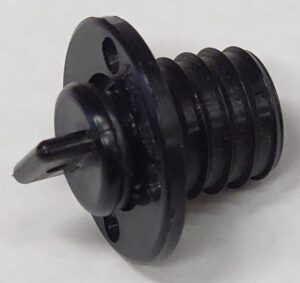 LENSEPLUGG NYLON SORT