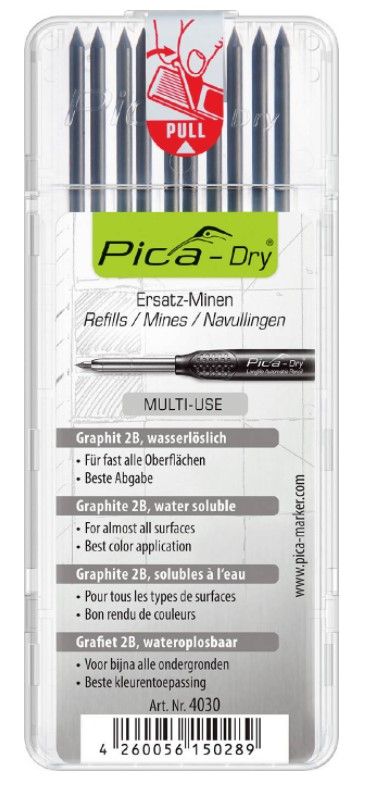 RESERVESTIFT GRAFIT / GRAPHIT 10 PK - PICA DRY 4030