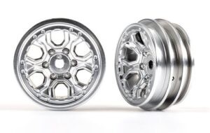 FELG 1,0" SATIN-CHROME TRX-4M - TRAXXAS