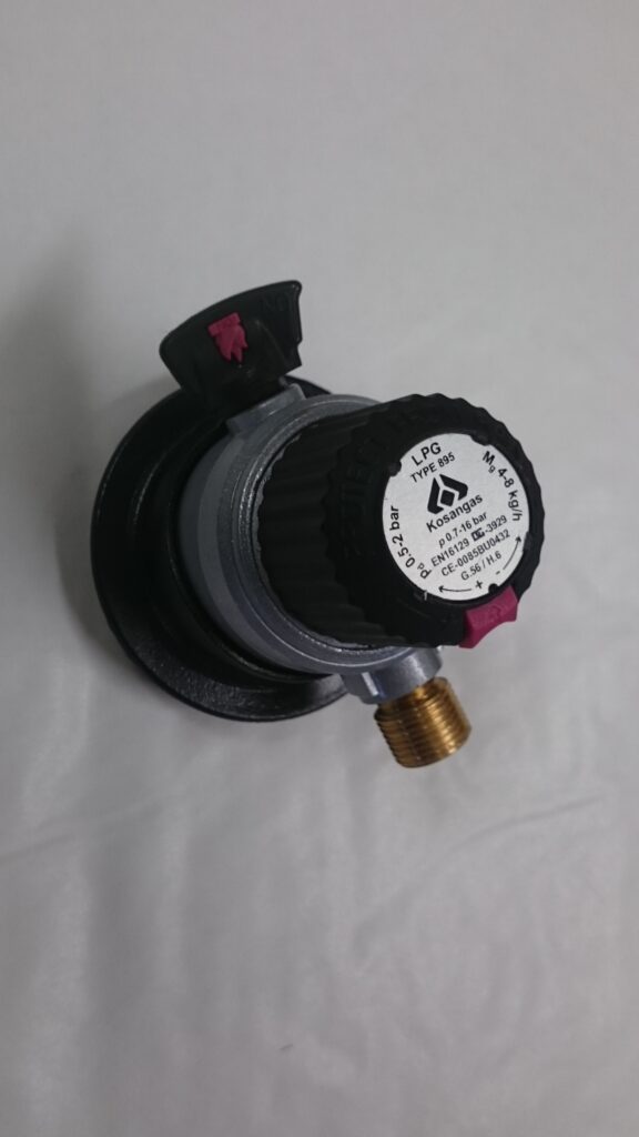 REGULATOR JUMBO 0-2 BAR JUSTERBART TRYKK R 3/8V - SIEVERT / KOSAN