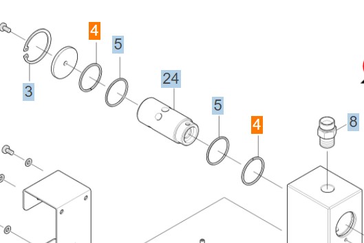 STØTTERING 44,5X1  KÄRCHER