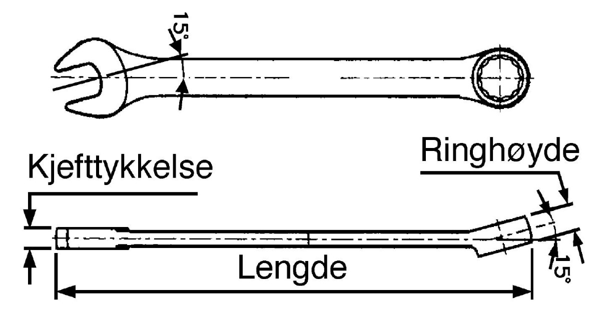 KOMBINASJONSNØKKEL 18MM - TENG TOOLS 600518 - Bilde 2