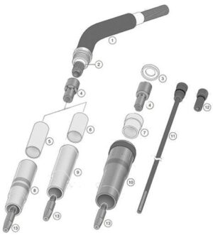 SPRUTDEKSEL SLANGEPAKKE MIG PSF 315
