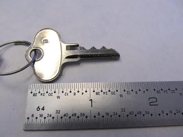 NØKKEL B504 MERCURY (2STK)
