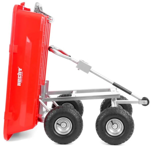 HAGEVOGN HECHT MAX.150KG 4-HJUL. M/SVING. OG TIPP, PLAST - Bilde 6