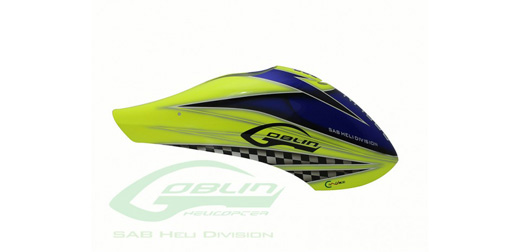 CANOMOD AIRBRUSH CANOPY YELLOW/BLUE GOBLIN 380