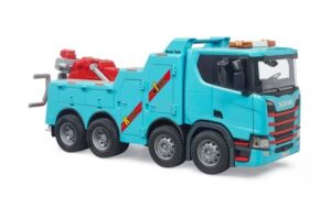 LEKETØY LASTEBIL SCANIA SUPER 560R BERGINGSBIL TUNG, BRUDER