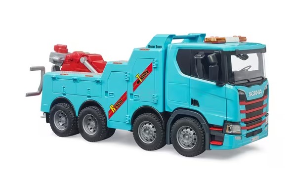 LEKETØY LASTEBIL SCANIA SUPER 560R BERGINGSBIL TUNG, BRUDER - Bilde 1