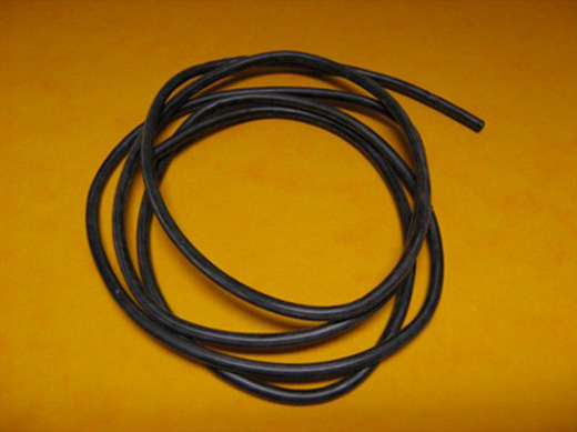 SILIKONKABEL 16G SVART 1M
