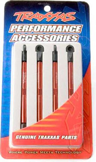 ALUMINUM TOE LINKS RED 1/16 E-REVO VXL (4) - TRAXXAS