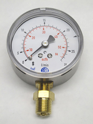 SKIVEFLOWMETER, R21, 0 - 28L / MIN - AGA