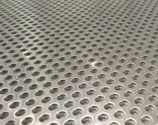 ALUMINIUM PERFORERT PLATE 3MM m H=10MM - 1m² - pris/m²