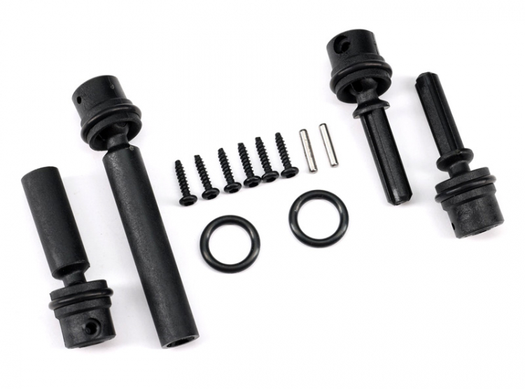 DRIVESHAFTS CENTER TRX-4M (F+R) - TRAXXAS