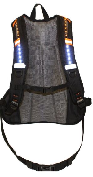 RYGGSEKK FIREFLY 10L VANNAVV. M/LED LYS FORAN,SIDE OG BAK
