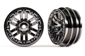 FELG 1,0" BLACK-CHROME TRX-4M - TRAXXAS