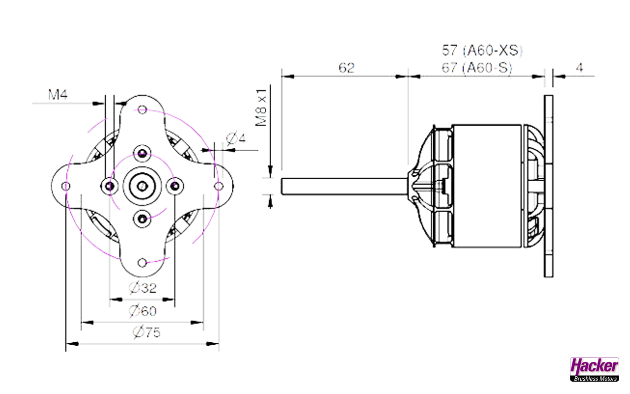 HACKER A60-5XS V4 28-POLE KV420 - Bilde 4