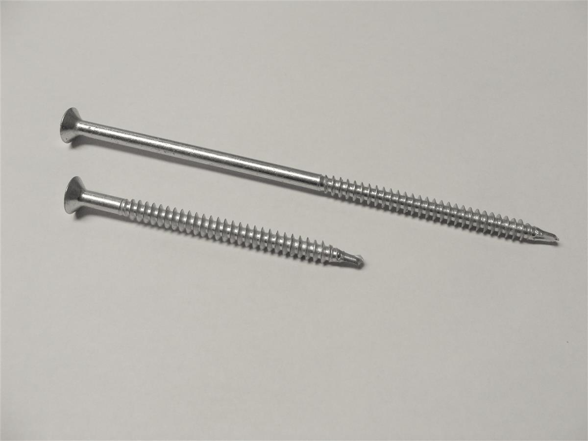 SELVBORENDE SKRUE TRE-MET. RUSTF.A2 6,0X80 BORK.0-2MM - Bilde 1