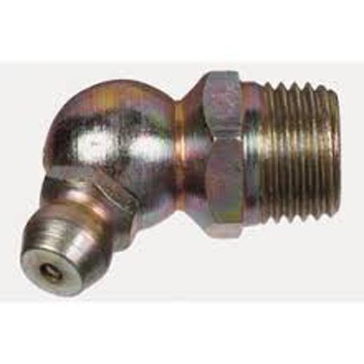 SMØRENIPPEL 45° 1/4" -28 GJENGE CA6MM