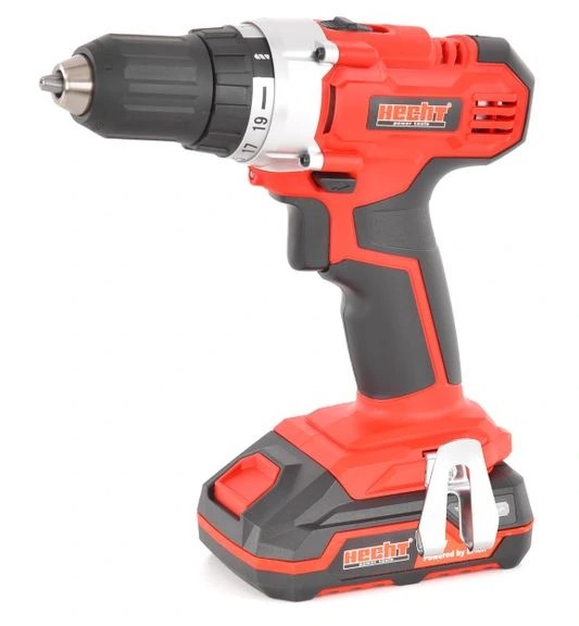 BORMASKIN HECHT BATTERI 20V 2AH M/BATTERI OG LADER - Bilde 3