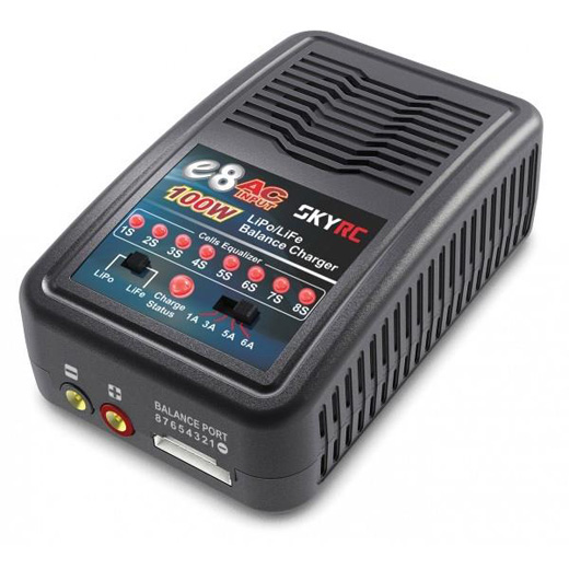 SKYRC E8 LIPO/LIFE BALANSERINGSLADER 2-8S 220V 100W