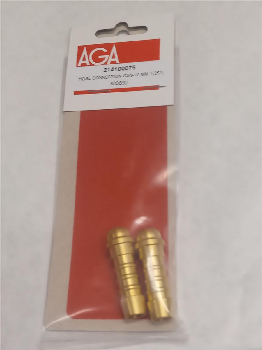 SLANGESOKKEL 10MM (2PK) G 3/8" - LINDE - Bilde 1