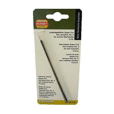 PROXXON LØVSAGBLAD FINTANNET 12PK (34TPI)