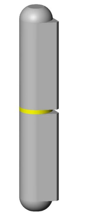SVEISEHENGSEL 20-135 MED STÅLAKSEL