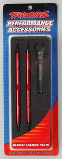v02_CD78A3C8FB2261F2C08AE84DE8BABB0E.jpg TURNBUCKLE RED REVO LIGHTWEIGHT ALUMINUM (2) - TRAXXAS