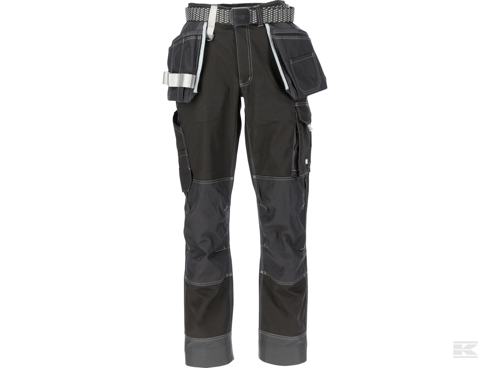 BUKSE HÅNDVERK STRETCH SORT M  livv.82-92cm - Bilde 1