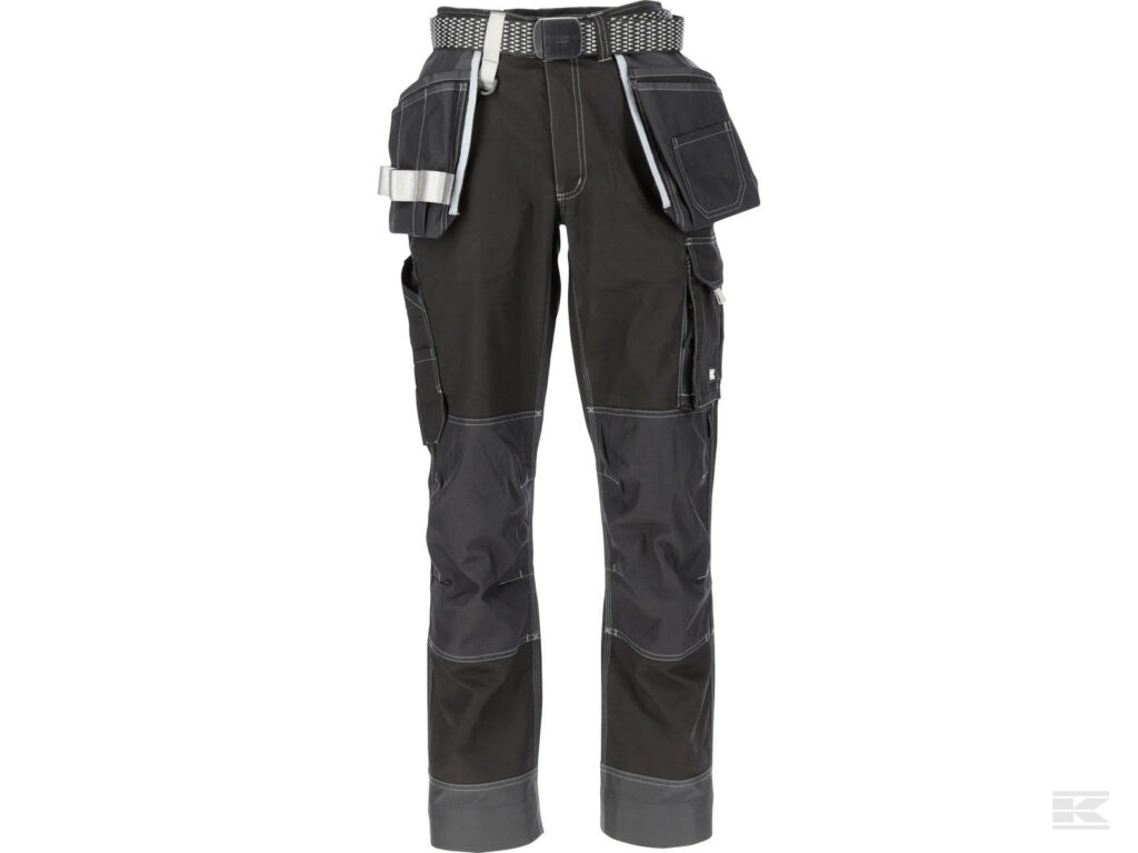 BUKSE HÅNDVERK STRETCH SORT L   livv.88-98cm