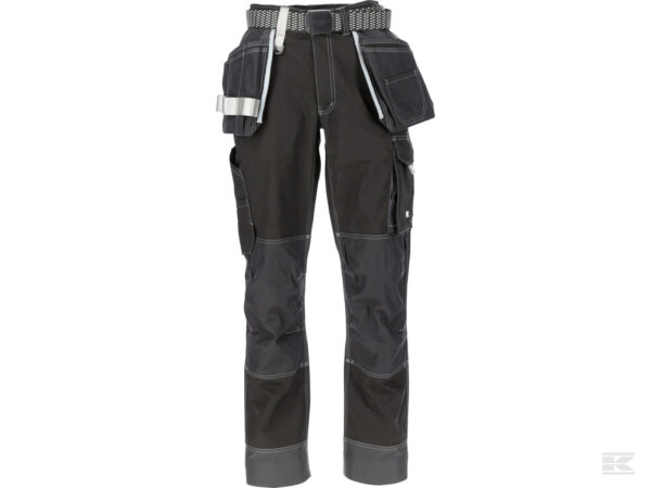 BUKSE HÅNDVERK STRETCH SORT L   livv.88-98cm - Bilde 1