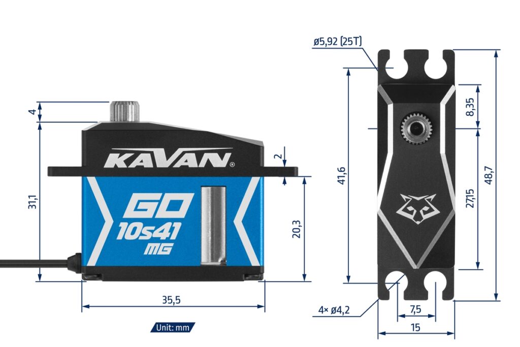 KAVAN GO-10S41MG DIGITAL MINI SERVO