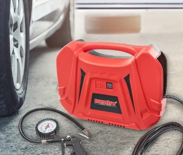 KOMPRESSOR EL. I KOFFERT 8BAR 180L/MIN 230V HECHT - Bilde 6