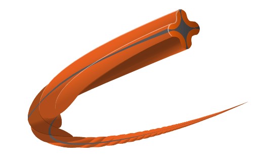 HQ TRIMMERTRÅD 1,5MM 15M WHISPER TWIST (TILSV.BLÅ) - Bilde 2