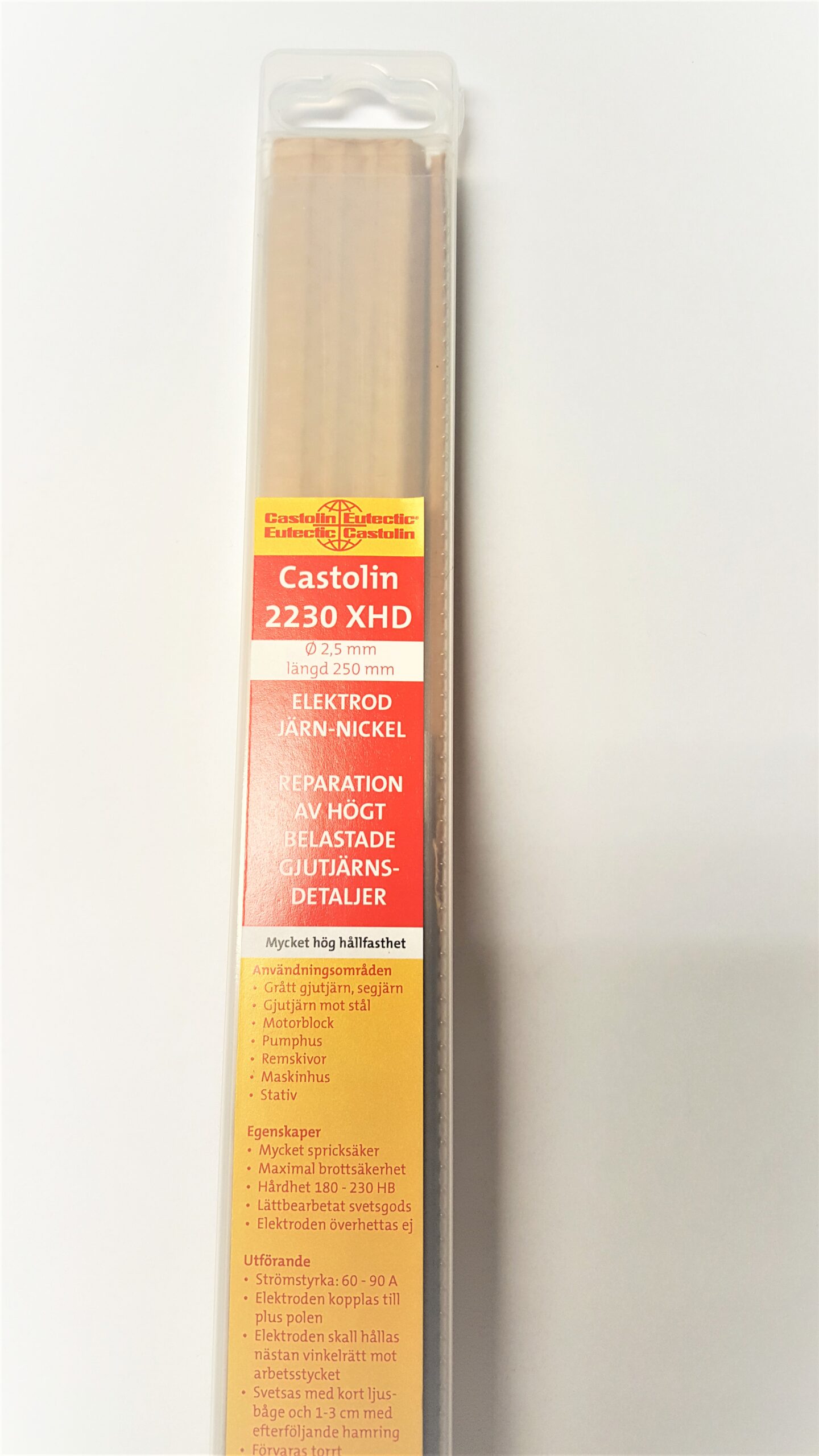 STØPEJERNSELEKTRODE CAST.2230XHD 2,5MM PK.À 5 STK PINNER - Bilde 1
