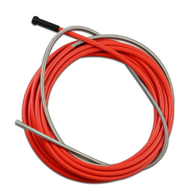 TRÅDLEDER STÅL W0,9-1,2mm 5M RØD