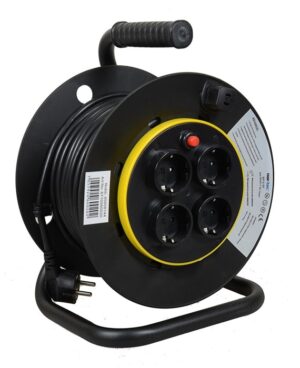 KABELTROMMEL 20M 3G 1,5MM² IP20 ANTI TVIST - NOR TEC