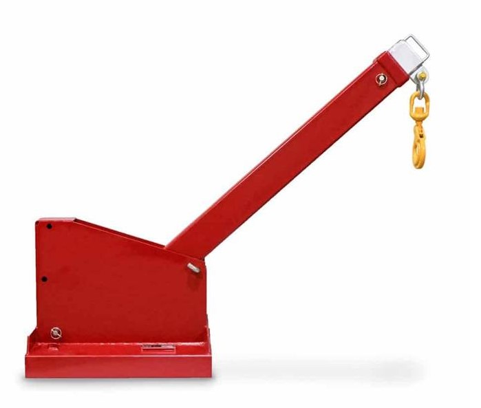 Leie tiltbar kranarm / løfteåk for truck