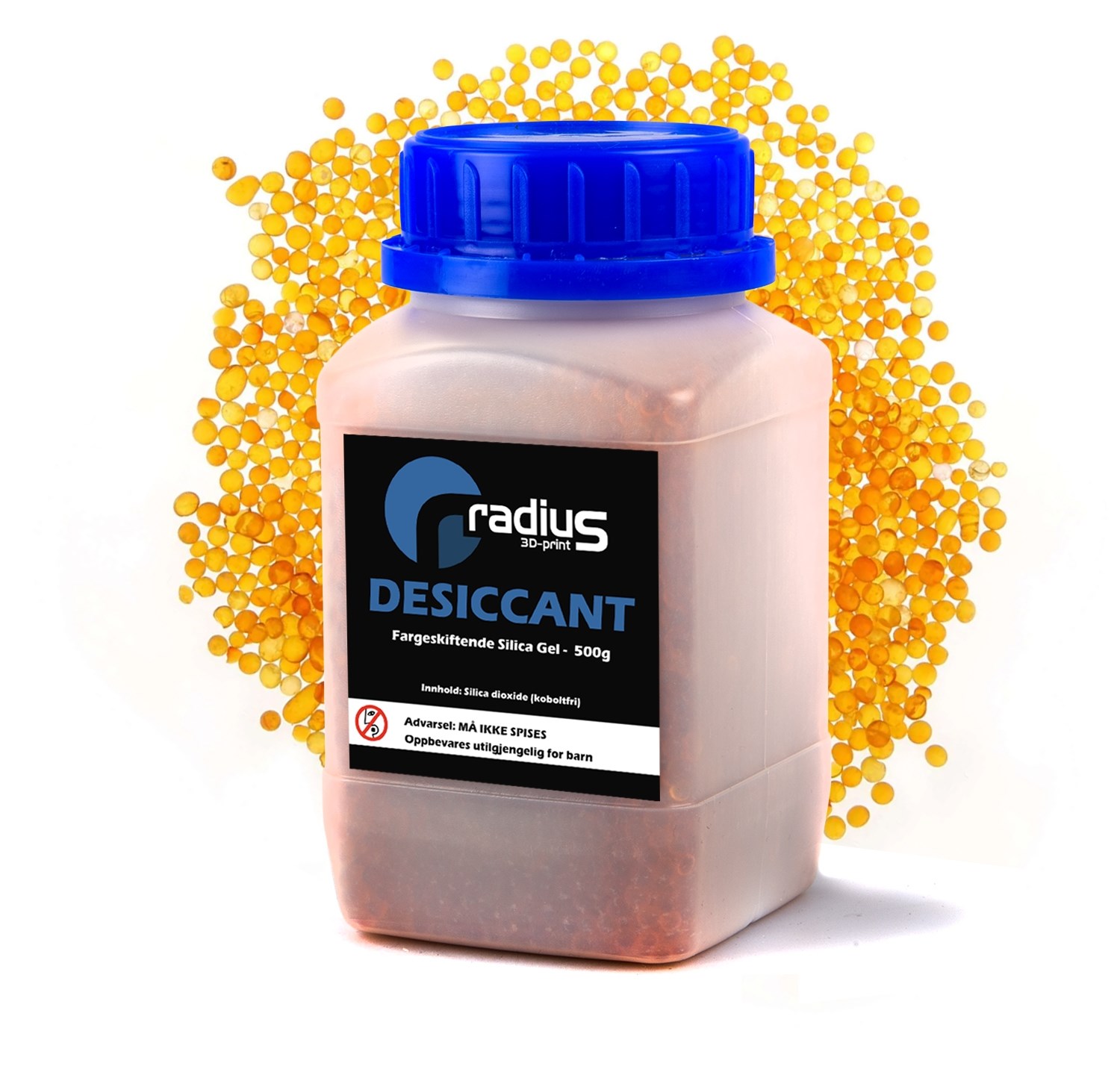 RADIUS DESICANT 500g SILICA GEL - ORANGE - Bilde 1