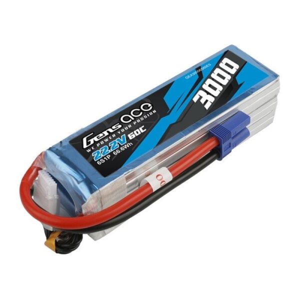 GENS ACE 6S-3000-60C-EC5 PLUGG G-TECH - Bilde 1