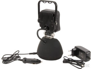 ARBEIDSLAMPE IP65 M/MAGN.LED OPPL.BAR KRAMP M/LADER 220/12V 900 LUM.