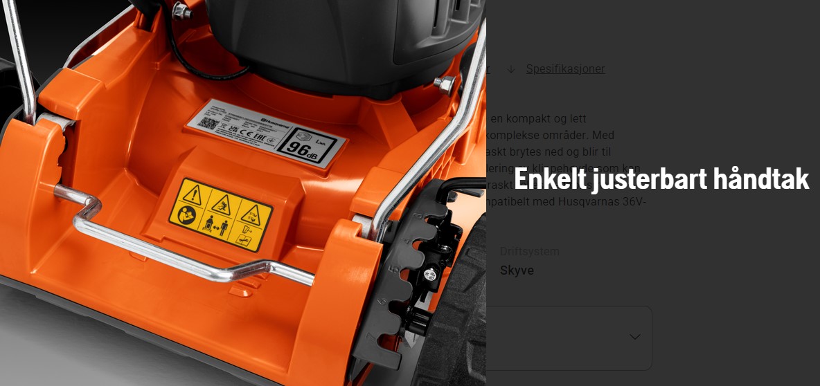 HUSQVARNA LB144I INKL/BAT OG LADER BIOKLIPPER SKYVE TYPE - Bilde 3