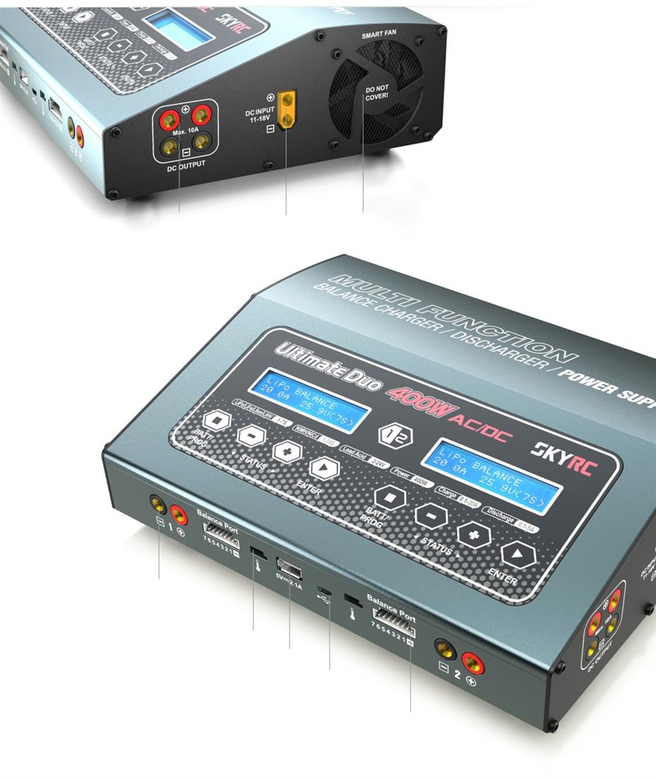 ULTIMATE DUO 400W SKYRC 100123-02 - Bilde 7